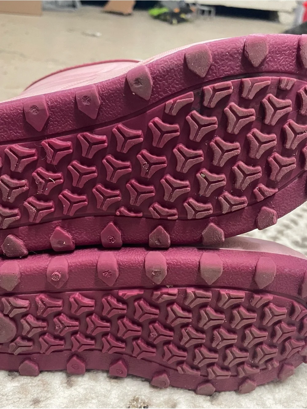 Kuling girls Pink Insulated Winter Rain Boots